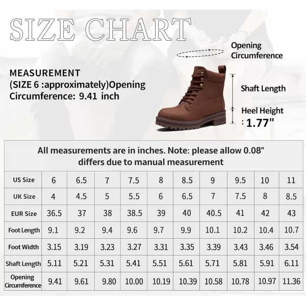 Vepose Womens Ankle Boots 9609 Fashion Lace Up Combat Booties for Women 20Classic Hiking Boots9609cognac