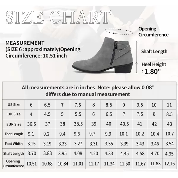 Vepose Womens Ankle Boots Low Heels Chunky Cutout BootiesPerforated Western ShoesElegant911grey