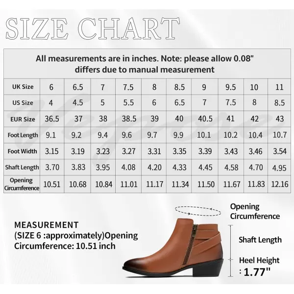 Vepose Womens Ankle Boots Low Heels Chunky Cutout BootiesPerforated Western ShoesLeather Western911lyellow Brown