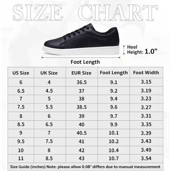 Vepose Womens Fashion Sneakers Casual Shoes Comfortable Dress Sneaker 20Laces Sneakers8002black