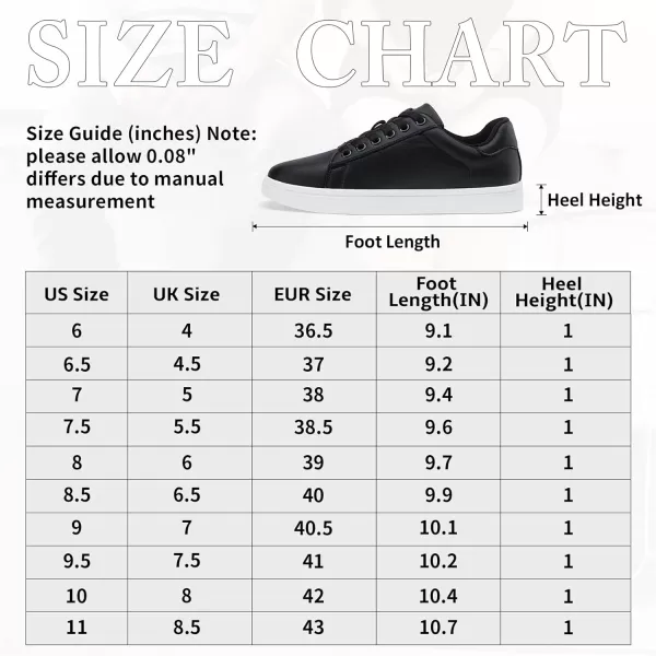 Vepose Womens Fashion Sneakers Casual Shoes Comfortable Dress Sneaker 20Leather Sneakers8002lblack