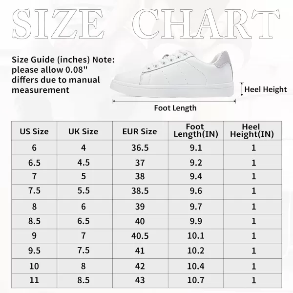 Vepose Womens Fashion Sneakers Casual Shoes Comfortable Dress Sneaker 20Leather Sneakers8002lwhite Grey