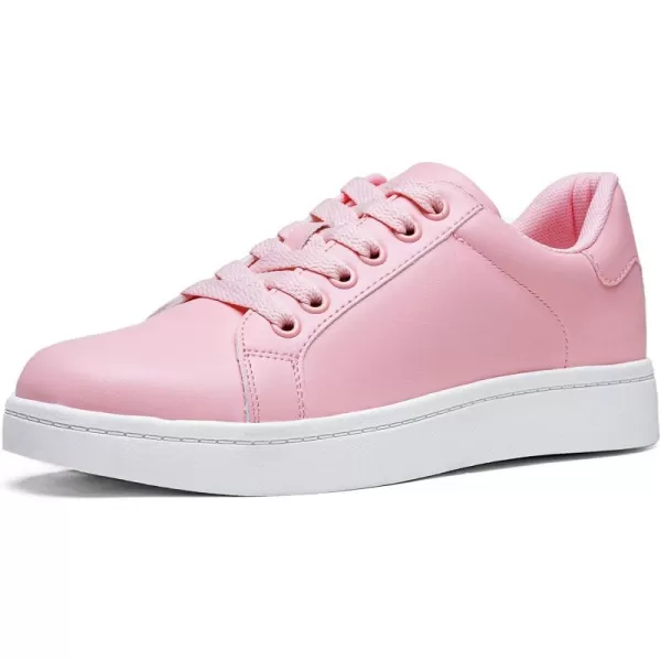 Vepose Womens 8003 Fashion Lace Up Comfortable Casual Tennis SneakersSneakers8003pink