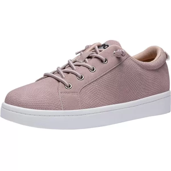 Vepose Womens 8003 Fashion Lace Up Comfortable Casual Tennis SneakersSport Casual8005greyTaupe Embossed