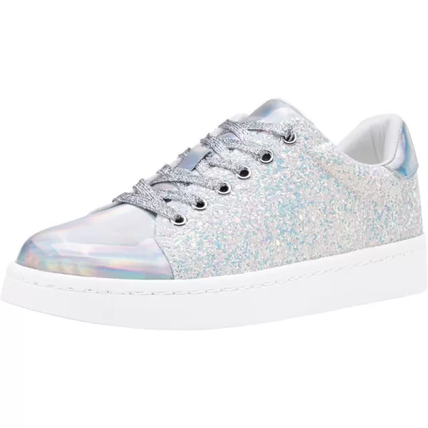 Vepose Womens Fashion Sneakers Casual Shoes Comfortable Dress Sneaker 20Sneakers Bling8002gsilver Glitter