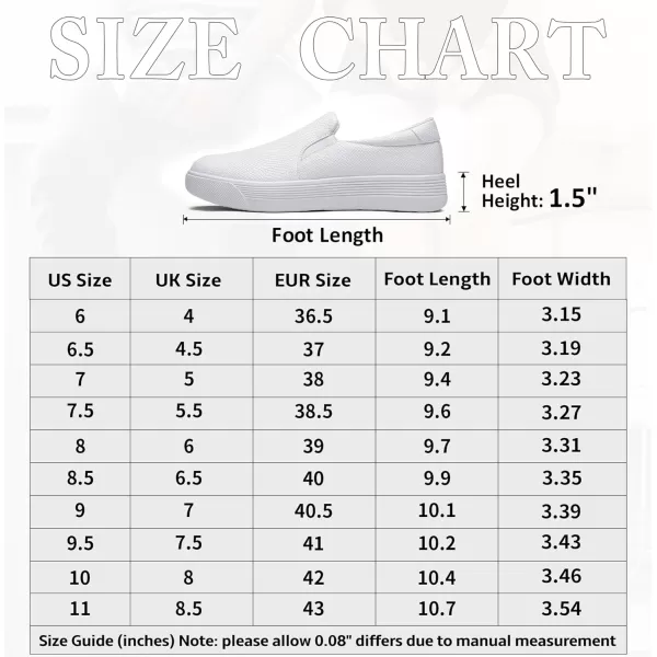 Vepose 8008 Slip on Sneakers Women Fashion Sneakers Comfortable Casual Loafers Shoes with Memory FoamSlip on Sneaker8008all White