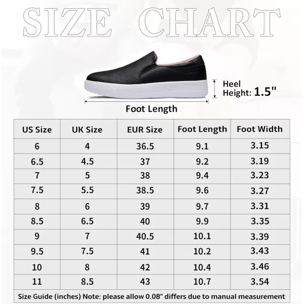 Vepose 8008 Slip on Sneakers Women Fashion Sneakers Comfortable Casual Loafers Shoes with Memory FoamSlip on Sneaker8008black Embossed