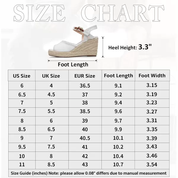 Vepose Womens 80 Espadrilles Wedge Sandals  Peep Toe High Heel Platform SandalsAnkle BuckleHigh Wedge880white