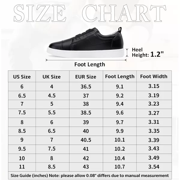 Vepose Womens 8006 Fashion Sneakers Walking Comfortable Shoes Slip on Casual SneakerComfy Sneakers8006black