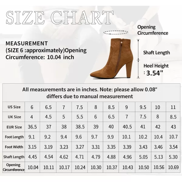 Vepose Womens 9633 Ankle Boots Fashion Stiletto High Heel Booties Dress Point Toe BootDress Boots9633camel Suede