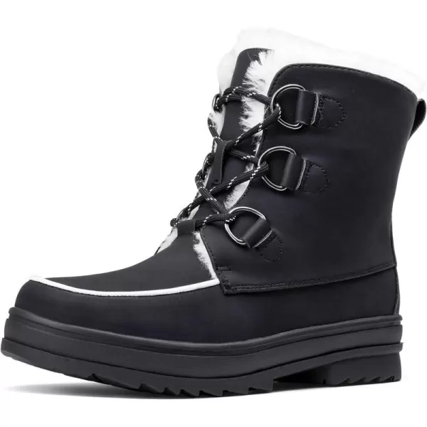 Vepose Womens 966 Snow Boots for Women WaterproofInner Zip981black