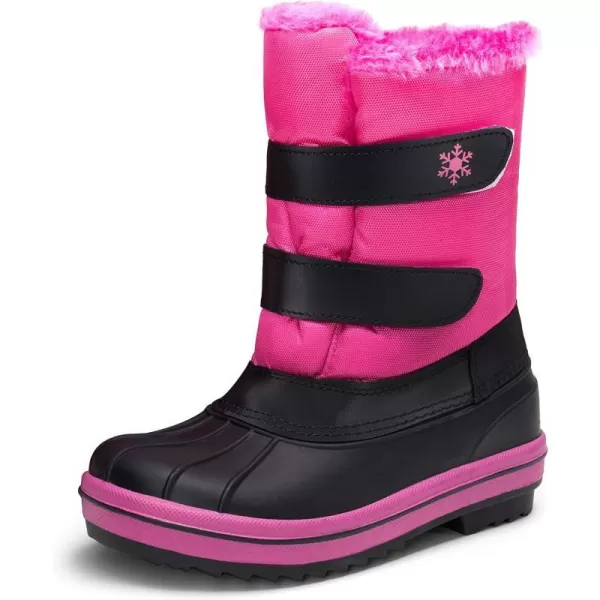 Vepose Boys Girls Mid Calf Boots Classic Waterproof Snow Boots Outdoor Shoes NonSlipToddler Little Kid Big KidChild821pink