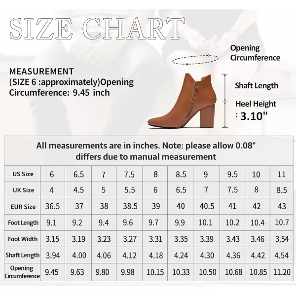 Vepose Womens 9630 Slip On Chelsea Chunky Stacked Block Heel Ankle Boots Heel Booties With ZipperLow Heel9630brown