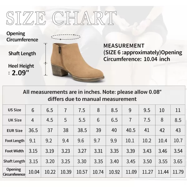 Vepose Womens Suede Leather Ankle Boots  Fashion Bootieswith Inner ZipperLow Booties9002camel Brown