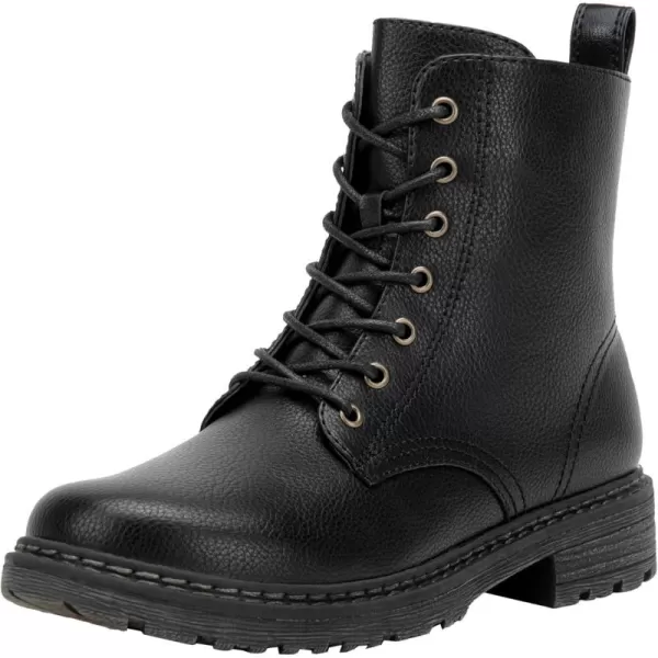 Vepose Womens 962223 Fashion Classic Lace Up Combat Boots Ankle BootiesBlackclassic Boots9623