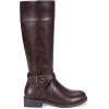 imageVepose Womens 949 Knee High BootsTall Riding Boots Low Heel with Wide CalfKnee High948brownDark Brown