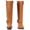 imageVepose Womens 949 Knee High BootsTall Riding Boots Low Heel with Wide CalfTall Boots949camel