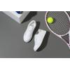 imageVepose Womens Walking Casual Sneakers Dressy Arch Support Comfortable Low Top Tennis Lace Up 8003 ShoesBwhite Grey8003 Leather