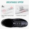 imageVepose Womens Walking Casual Sneakers Dressy Arch Support Comfortable Low Top Tennis Lace Up 8003 ShoesCblack8003 Glitter