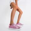 imageVepose Womens Walking Casual Sneakers Dressy Arch Support Comfortable Low Top Tennis Lace Up 8003 ShoesCpink8003 Glitter