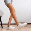 imageVepose Womens Walking Casual Sneakers Dressy Arch Support Comfortable Low Top Tennis Lace Up 8003 ShoesDwhite8005