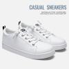 imageVepose Womens Walking Casual Sneakers Dressy Arch Support Comfortable Low Top Tennis Lace Up 8003 ShoesDwhite8005