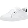 B-white Black-8003 Leather