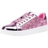 imageVepose Womens Walking Casual Sneakers Dressy Arch Support Comfortable Low Top Tennis Lace Up 8003 ShoesCpink8003 Glitter
