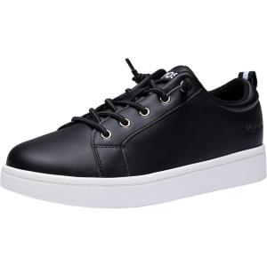 imageVepose Womens Walking Casual Sneakers Dressy Arch Support Comfortable Low Top Tennis Lace Up 8003 ShoesDblack8005