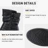 imageVepose Womens Slouch Ankle Flat Boots Fashion Short Low Heel Zipper 939A BootiesBlack Puzipper 939a