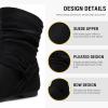 imageVepose Womens Slouch Ankle Flat Boots Fashion Short Low Heel Zipper 939A BootiesBlackzipper 939a