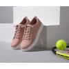 imageVepose Womens 8003 Fashion Lace Up Comfortable Casual Tennis SneakersDblushPink8005