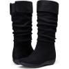 imageVepose Womens 942 Knee High Boots Suede Slouch Flat Comfort BootsSlouch Suede Boots942black