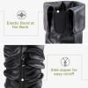 imageVepose Womens 942 Knee High Boots Suede Slouch Flat Comfort BootsSlouch Suede Boots942black Pu