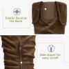 imageVepose Womens 942 Knee High Boots Suede Slouch Flat Comfort BootsSlouch Suede Boots942brown