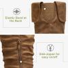 imageVepose Womens 942 Knee High Boots Suede Slouch Flat Comfort BootsSlouch Suede Boots942camel