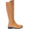 imageVepose Womens 9662 Knee High Boots Casual Tall Riding Boots Low Flat Heel Wide Calf and Inner ZipperKnee High Boots9662camel
