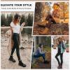 imageVepose Womens Combat Ankle Boots Lace up Classic Short Low Heel Zipper 9623 BootiesYellow Brownclassic Boots9623