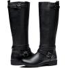 imageVepose Womens Riding Knee High Boots Calf Tall Stretch Retro Low Heel 952 Boots with ZipperBlackriding Retro 952