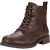 Ankle Booties-910-coffee