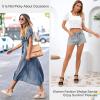 imageVepose Womens 880 Wedge Sandals Peep Toe 33quot Inch High Heel Platform Espadrilles Sandals with Ankle BucklePeep Toe880black Pu