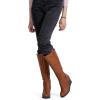 imageVepose Womens 9652 Knee High Boots Wedge Calf Boot with Side ZipperWedge Knee Boots9652brown