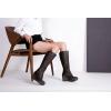 imageVepose Womens 9652 Knee High Boots Wedge Calf Boot with Side ZipperWedge Knee Boots9652coffee