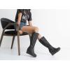 imageVepose Womens 9652 Knee High Boots Wedge Calf Boot with Side ZipperWedge Knee Boots9652grey
