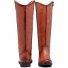 imageVepose Womens Knee High Boots 956 Wide Calf Zipper Tall Fashion BootsTall956brown