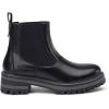imageVepose Womens Chelsea Ankle Boots Lug Sole Fashion Elastic Short Pull on 9608 BootiesBlack Puchelsea 9608