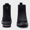 imageVepose Womens Chelsea Ankle Boots Lug Sole Fashion Elastic Short Pull on 9608 BootiesBlackchelsea 9608