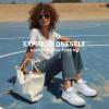 imageVepose Womens Fashion Sneakers Lace up Casual Sneakers with Arch Support 8001  Tennis Walking Dress Shoes for LadyLaces Sneaker8001all White