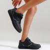 imageVepose Womens Fashion Sneakers Lace up Casual Sneakers with Arch Support 8001  Tennis Walking Dress Shoes for LadyLaces Sneaker8001full Black