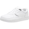 imageVepose Womens Fashion Sneakers Lace up Casual Sneakers with Arch Support 8001  Tennis Walking Dress Shoes for LadyLaces Sneaker8001all White